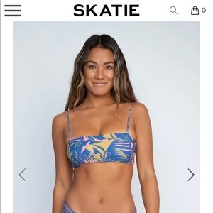 SKATIE bathing suit top Annie in the Anguilla print